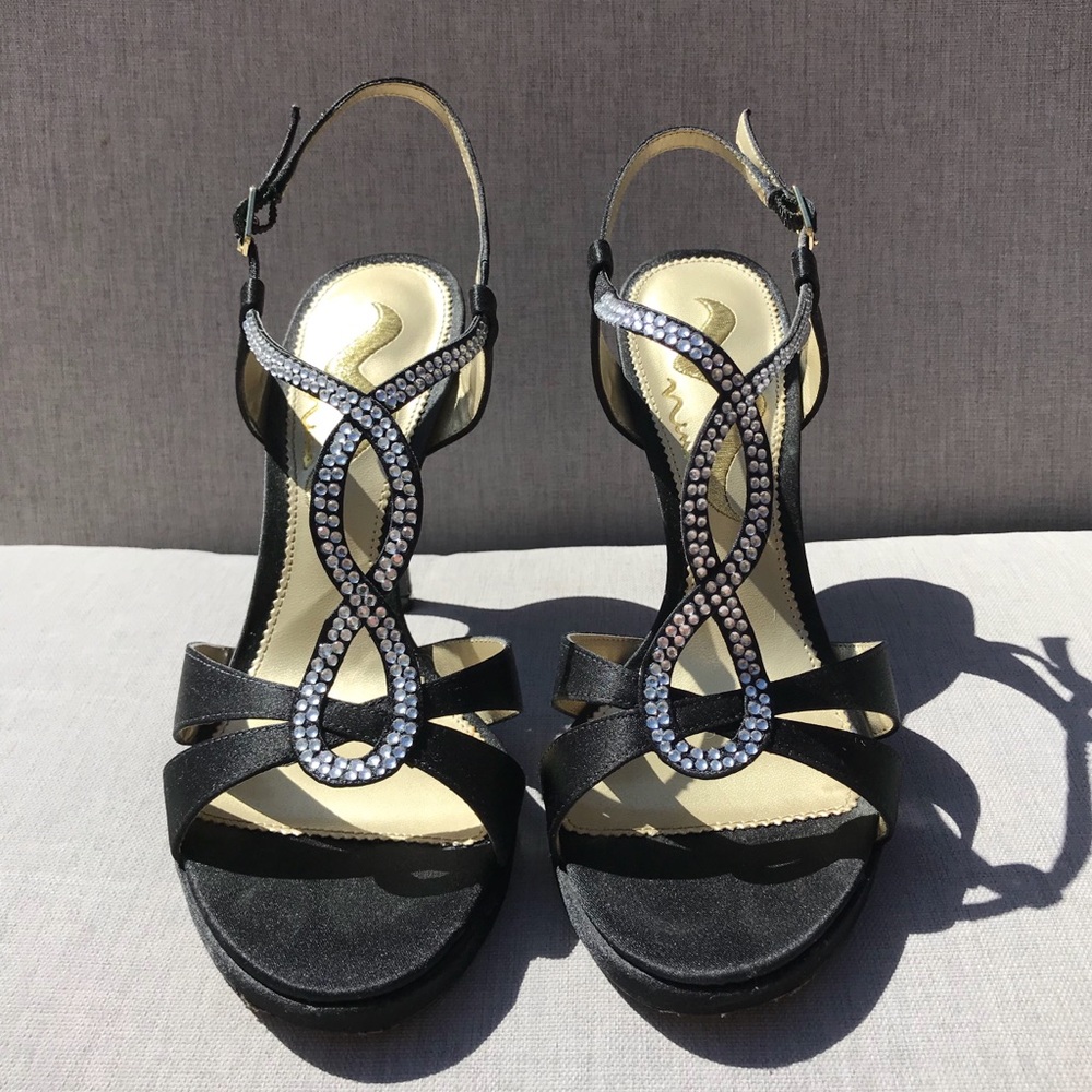 Black Rhinestone Sandals Nina (copy)